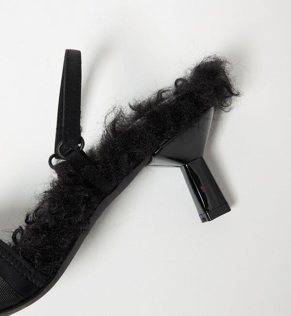 ODETTE E ODILE「＜SY＞ ヒールアップフェイクファー サンダル55&uarr;」|サンダル|