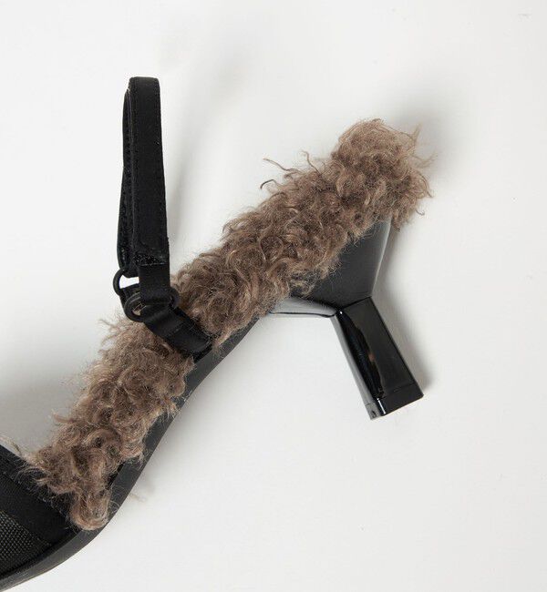 ODETTE E ODILE「＜SY＞ ヒールアップフェイクファー サンダル55&uarr;」|サンダル|