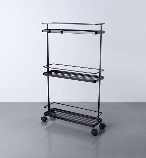 Style for Living「＜tower＞スリムキッチンワゴン」|食器・キッチングッズ|BLACK