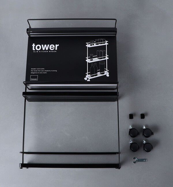 Style for Living「＜tower＞スリムキッチンワゴン」|食器・キッチングッズ|