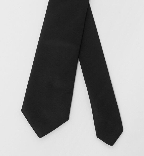 UNITED ARROWS「バラシア ブラック ソリッド ネクタイ」|ネクタイ・蝶ネクタイ|