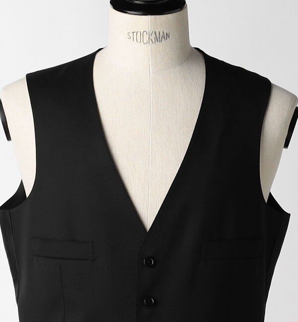 UNITED ARROWS「タスマニア ウール ギャバジン 5ボタン ベスト」|スーツ|