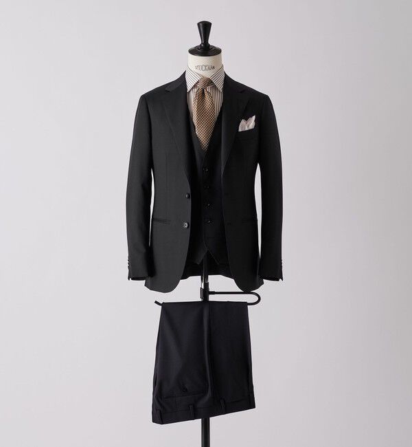 UNITED ARROWS「タスマニア ウール ギャバジン 5ボタン ベスト」|スーツ|