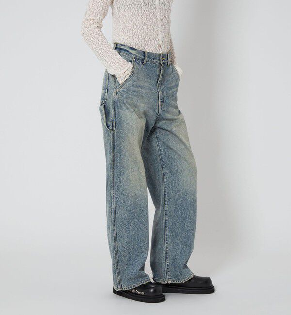 ASTRAET「＜ASTRAET＞ルーファ ペインター デニムパンツ UNISEX」|デニム|LT.BLUE