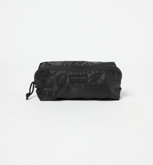 UNITED ARROWS「【別注】＜BRIEFING＞SOLID LIGHT BOX POUCH/ポーチ」|ポーチ|BLACK