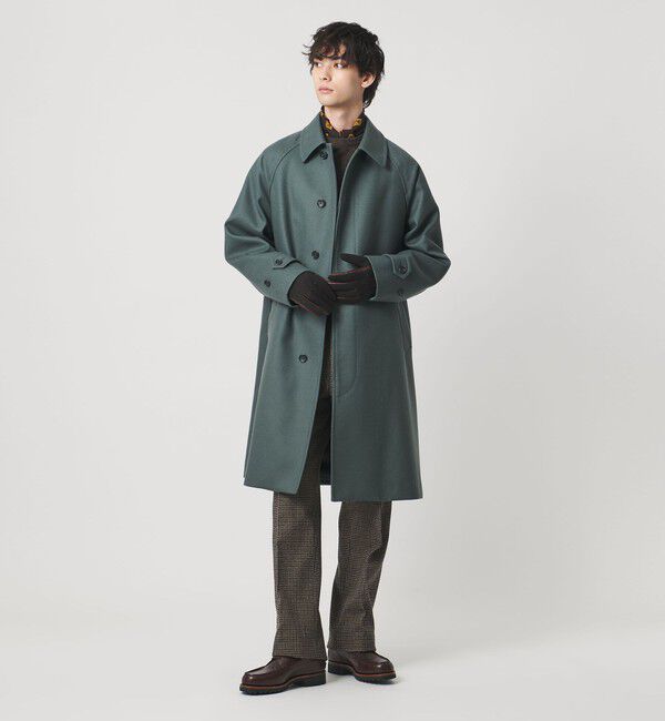 UNITED ARROWS「ブラウン コンビ グローブ」|手袋|