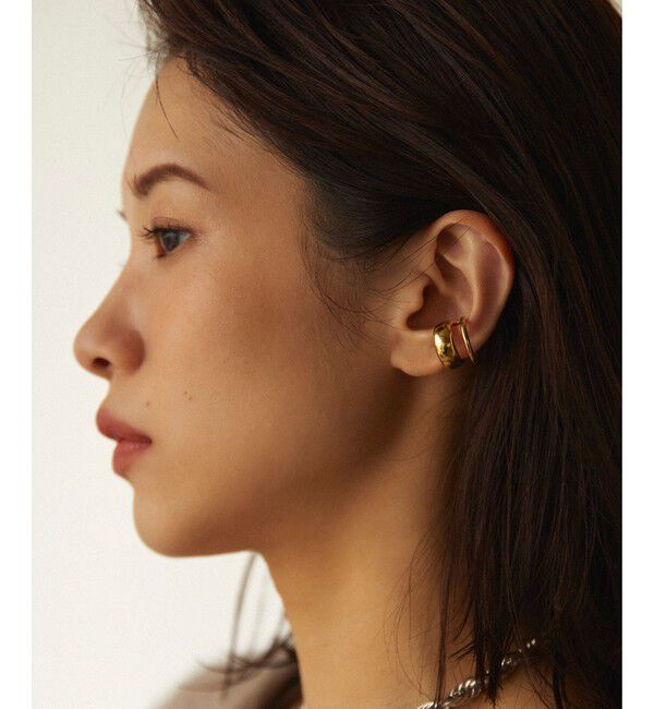 EMMEL REFINES「＜PHILIPPE AUDIBERT＞SP 2line イヤカフ GD ＜Select by EMMEL REFINES＞」|イヤーカフ|GOLD