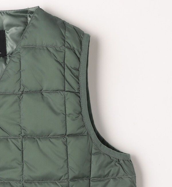 UNITED ARROWS green label relaxing「＜TAION＞ベーシック Vネックボタン インナーダウンベスト / キッズ  140cm-150cm」|ダウンベスト・ベスト|