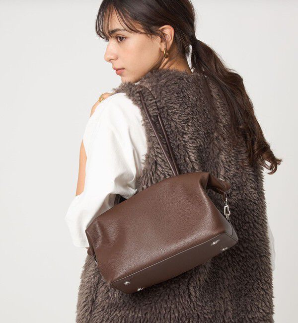 UNITED ARROWS green label relaxing「＜&MyuQ＞TAMTON ボストンバッグ」|ショルダー・メッセンジャー|DK.BROWN