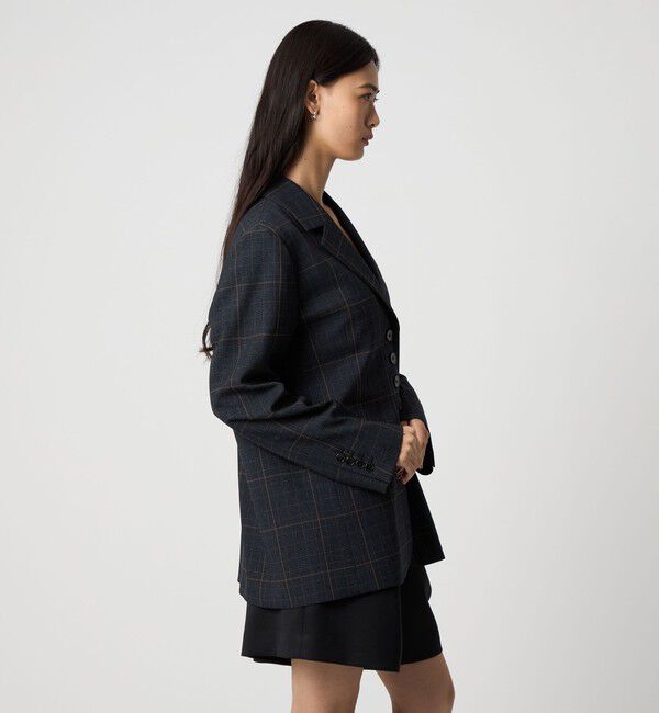 EMMEL REFINES「＜EMMEL REFINES＞EM グレンチェック テーラード ジャケット」|テーラードジャケット|