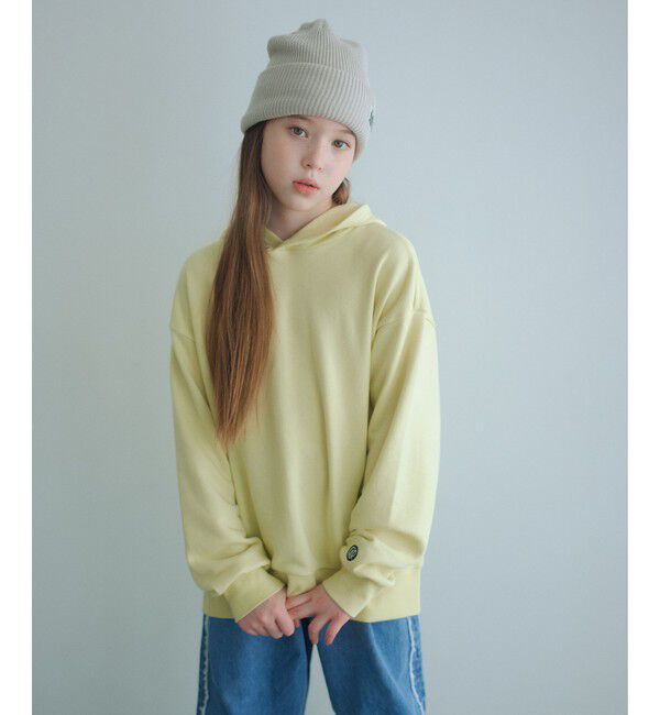 UNITED ARROWS green label relaxing「【WEB限定】裏毛 フード プルオーバー / スウェット / トレーナー  / キッズ 100cm-160cm」|パーカー|CREAM