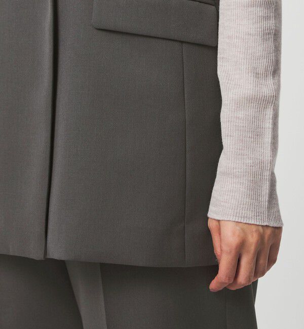 UNITED ARROWS green label relaxing「Greed グリード テーラード ジレ ウォッシャブル」|ベスト・ジレ|