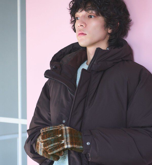 UNITED ARROWS green label relaxing「コーデュロイ チェック グローブ 手袋 -スマートフォン対応-」|手袋|