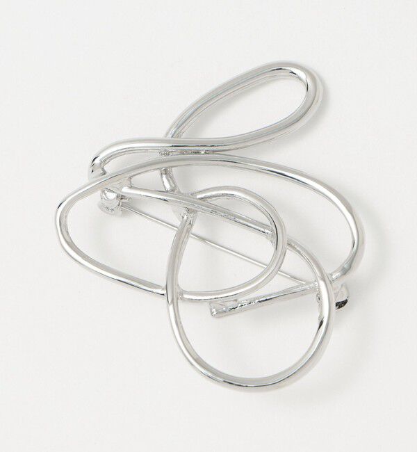 UNITED ARROWS green label relaxing「ニュアンスライン ブローチ」|ブローチ・コサージュ|