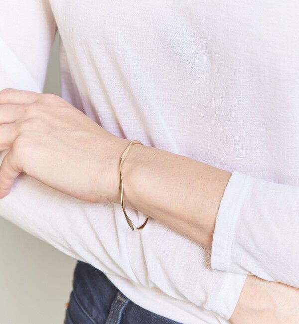 BEAUTY&YOUTH UNITED ARROWS「メタル ヒネリ バングル」|ブレスレット・バングル|GOLD