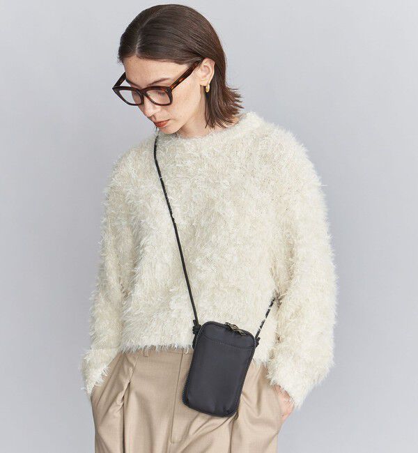 BEAUTY&YOUTH UNITED ARROWS「ポリエステル ジップスリム ウォレットショルダー」|ポーチ|