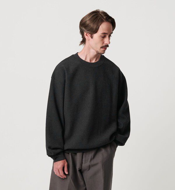 BEAUTY&YOUTH UNITED ARROWS「メランジ ワッフル バルーン クルーネック カットソー」|Tシャツ・カットソー|