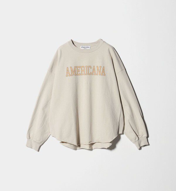 BEAUTY&YOUTH UNITED ARROWS「＜Americana＞ロゴ ロングスリーブTシャツ」|Tシャツ・カットソー|