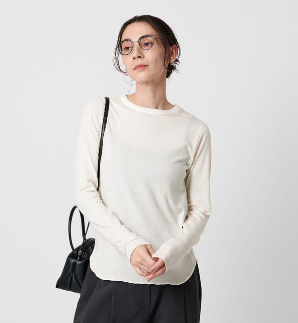 BEAUTY&YOUTH UNITED ARROWS「セルロースウールブレンド クルーネックカットソー」|Tシャツ・カットソー|