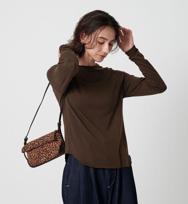 BEAUTY&YOUTH UNITED ARROWS「セルロースウールブレンド クルーネックカットソー」|Tシャツ・カットソー|