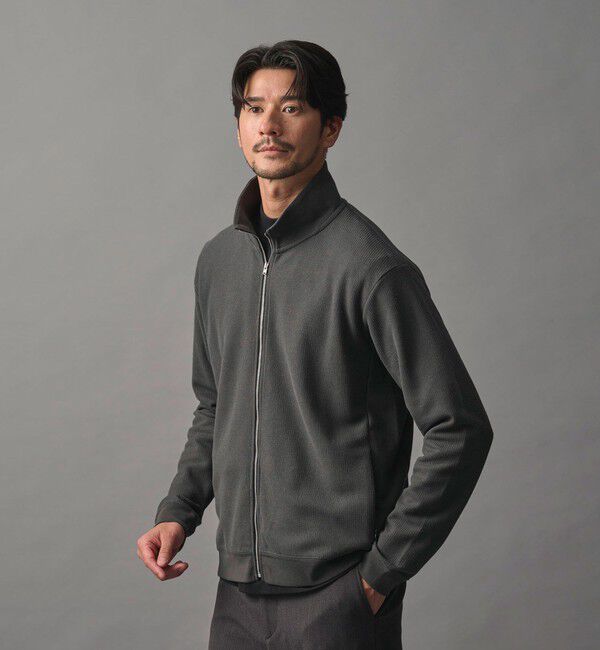 BEAUTY&YOUTH UNITED ARROWS「【WEB限定 WARDROBE SMART】エアリー カノコ  ジップ ブルゾン 抗菌防臭」|その他|DK.GRAY