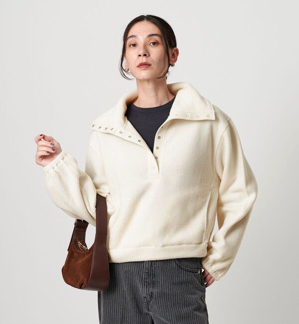 BEAUTY&YOUTH UNITED ARROWS「フリース スナップ プルオーバー」|Tシャツ・カットソー|