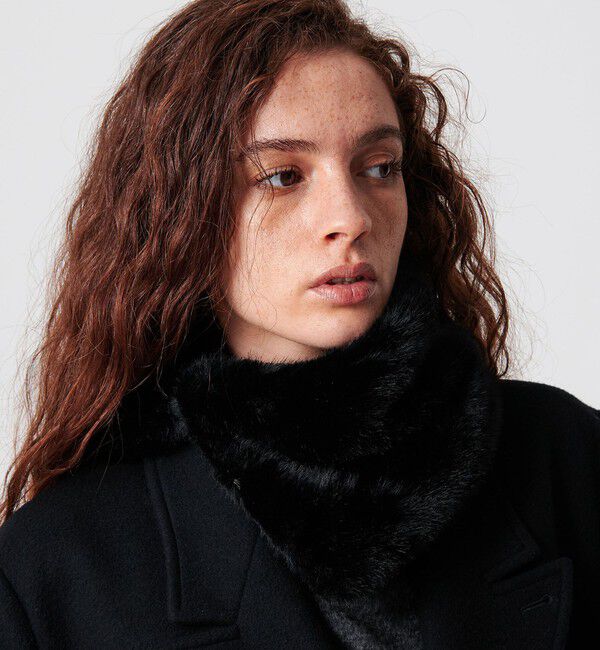 ATTISESSION「＜ATTISESSION＞ファーライク マフラー」|マフラー|