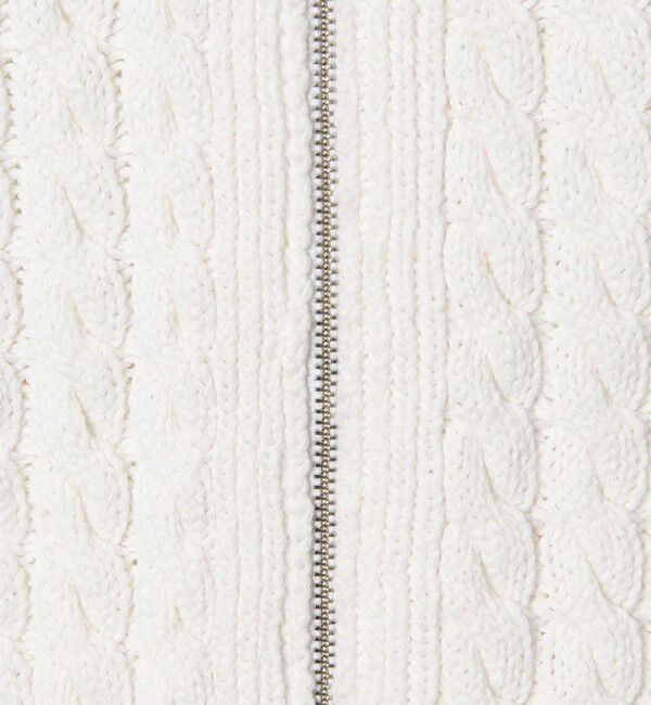 STEVEN ALAN「＜Steven Alan＞コットン ケーブル ジップ カーディガン」|カーディガン|