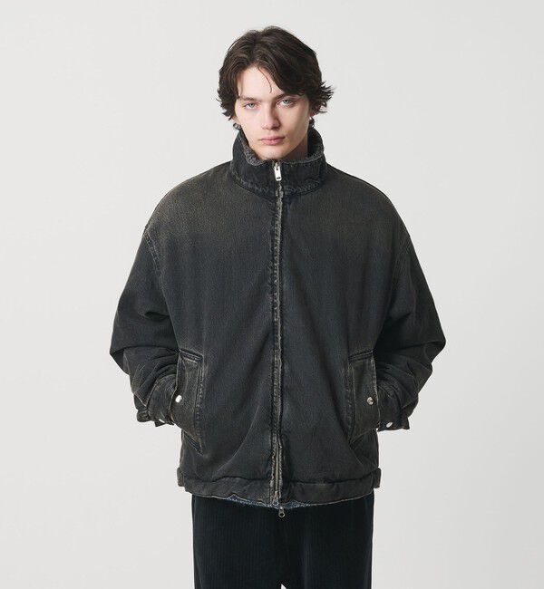 MONKEY TIME「ボア デニム ジャケット」|その他|DK.GRAY
