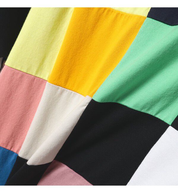 BEAMSBOY「SUGAR CANE Add Human Labor / PATCH WORK WORK  T-SHIRT」|Tシャツ・カットソー|