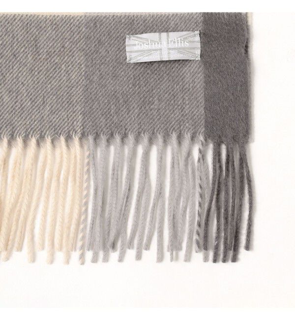 Demi-Luxe BEAMS 「Joshua Ellis / プラッド カシミヤストール 35&times;190」|マフラー|