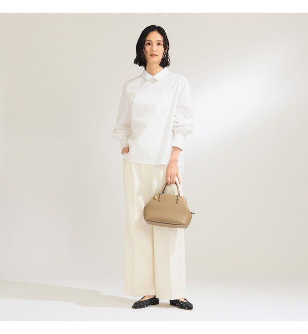 Demi-Luxe BEAMS 「グログラン カラー ブラウス」|シャツ・ブラウス|