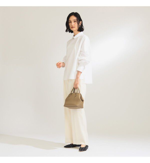 Demi-Luxe BEAMS 「グログラン カラー ブラウス」|シャツ・ブラウス|