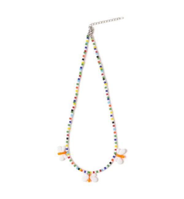 Ray BEAMS 「Paris チョウ ネックレス」|ネックレス|WHITE