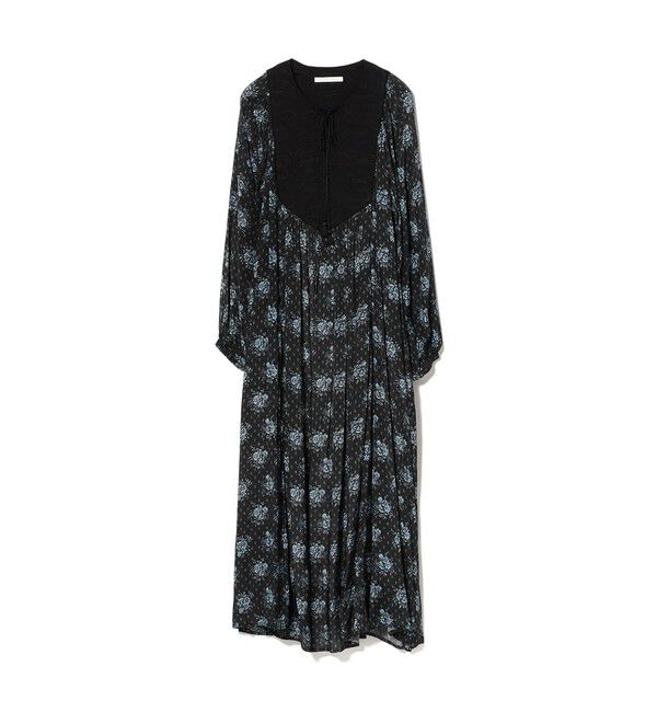 Demi-Luxe BEAMS 「ne Quittez pas / ポピープリント ヨーク ワンピース」|ワンピース|