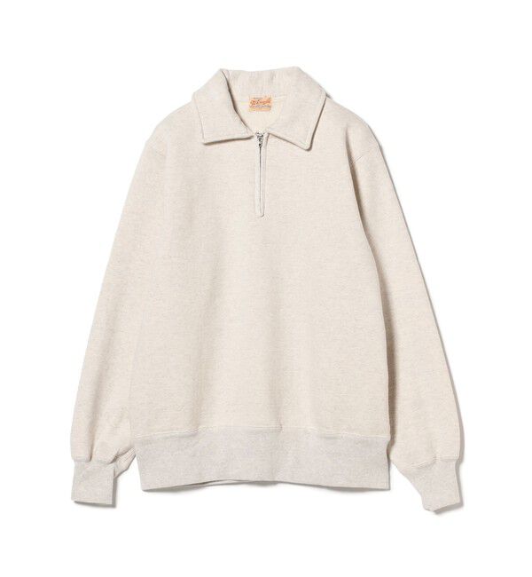 BEAMSBOY「WHITESVILLE / HALF ZIP SWEAT」|スウェット・ジャージ|OATMEAL