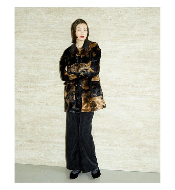 Ray BEAMS 「RBS / フェイクファー ステンカラー コート」|ダッフルコート|