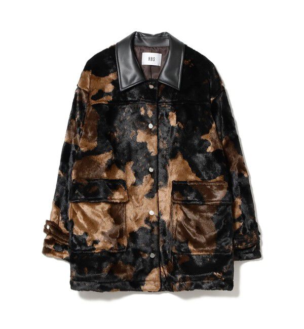 Ray BEAMS 「RBS / フェイクファー ステンカラー コート」|ダッフルコート|