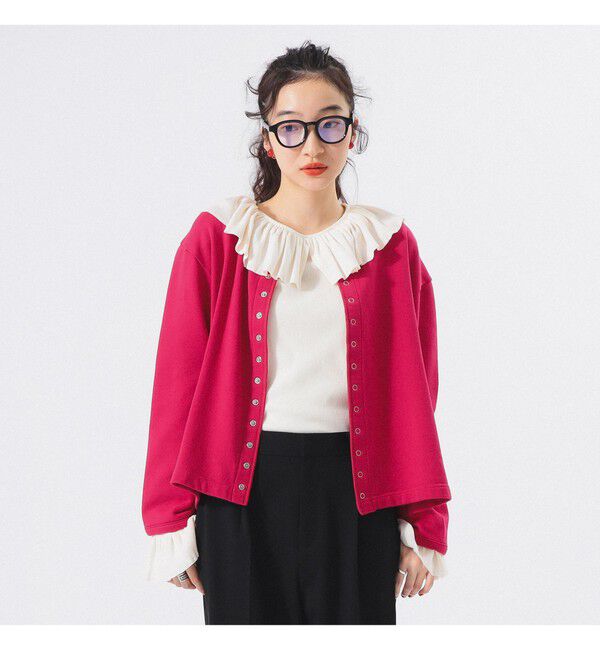 BEAMSBOY「リングドット カーディガン」|スウェット・ジャージ|