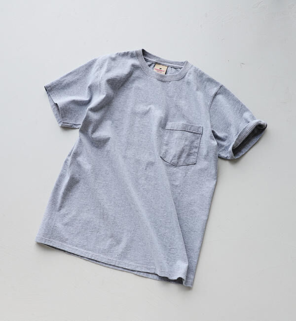 BEAMS「GOODWEAR / ポケットTシャツ」|Tシャツ・カットソー|GREY