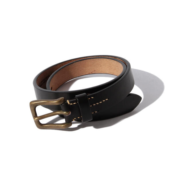 BEAMS PLUS「ARTS & CRAFTS / HOLSTER CURVE BELT」|ベルト|BLACK