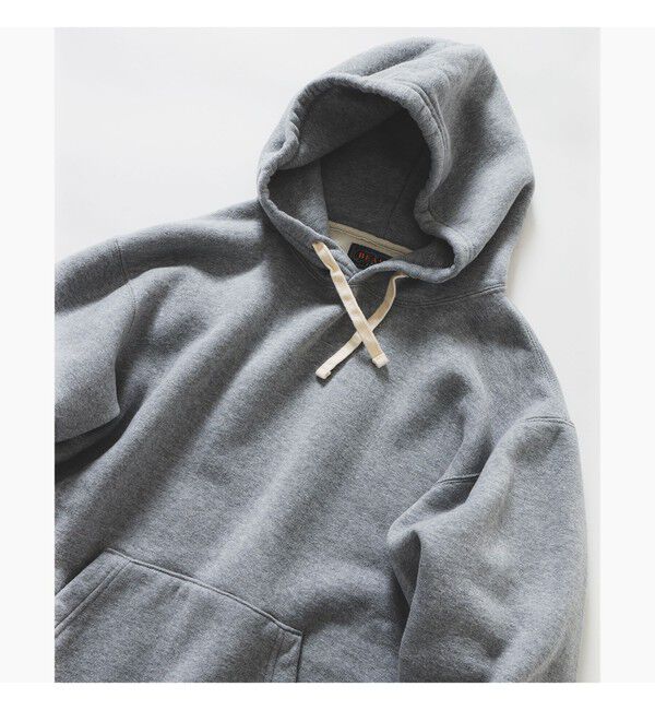 BEAMS PLUS「レイズドバック プルオーバー スウェット フーディ」|スウェット・ジャージ|