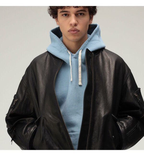 BEAMS PLUS「レイズドバック プルオーバー スウェット フーディ」|スウェット・ジャージ|