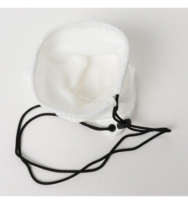 BEAMS「パンチング ドローストリング バッグ」|ポーチ|