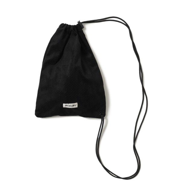 BEAMS「パンチング ドローストリング バッグ」|ポーチ|