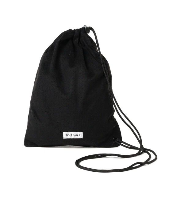 BEAMS「パンチング ドローストリング バッグ」|ポーチ|