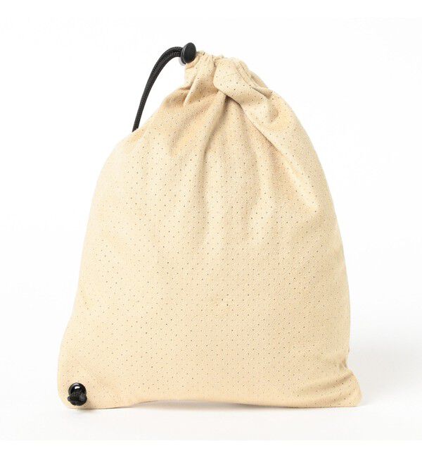 BEAMS「パンチング ドローストリング バッグ」|ポーチ|