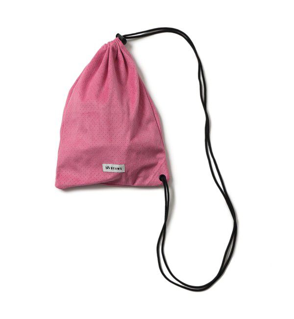 BEAMS「パンチング ドローストリング バッグ」|ポーチ|
