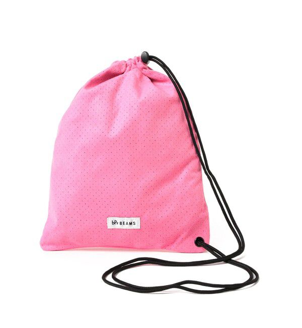BEAMS「パンチング ドローストリング バッグ」|ポーチ|