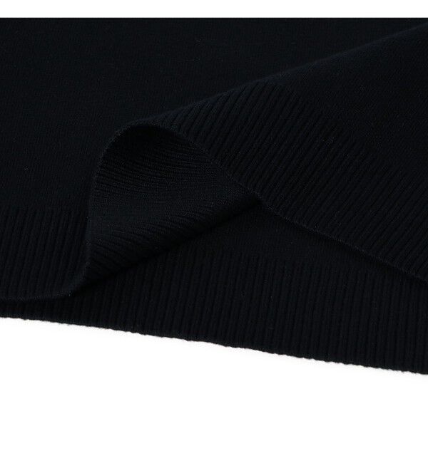 BEAMS「ワイドショートフィット 12ゲージ スリットニット」|ニット・セーター|